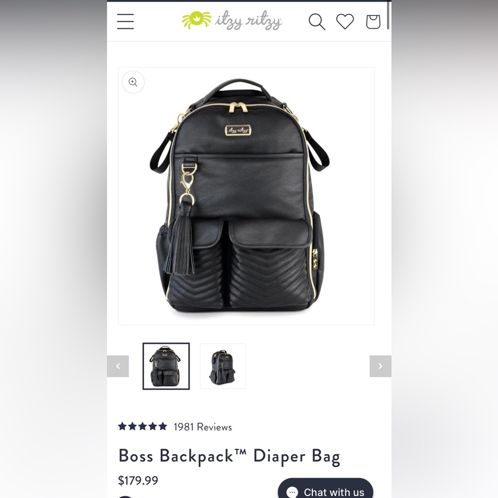 Itzy Ritzy Boss diaper bag - Picture 8 of 8